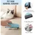2 brosses anti-poils (bleu/marron) : habits, lit, tapis - Réutilisables 2 brosses anti-poils (bleu/marron) : habits, lit, tapis - Réutilisables