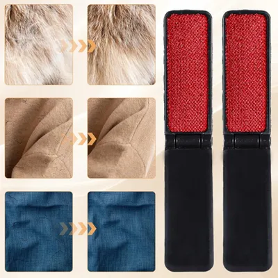 Brosse anti-poils réutilisable & antistatique (noire) : habits, canapés Brosse anti-poils réutilisable & antistatique (noire) : habits, canapés