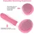 Brosse autonettoyante rose : peigne de massage pour chat & chien, 1 clic Brosse autonettoyante rose : peigne de massage pour chat & chien, 1 clic