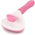 Brosse autonettoyante rose : peigne de massage pour chat & chien, 1 clic Brosse autonettoyante rose : peigne de massage pour chat & chien, 1 clic