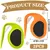 2 peignes démêlants pour animaux (orange + vert) : brosse soin & nœuds 2 peignes démêlants pour animaux (orange + vert) : brosse soin & nœuds