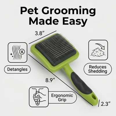 ZooVenture Brosse Epingles Chat Chien Bleue ZooVenture Brosse Epingles Chat Chien Bleue