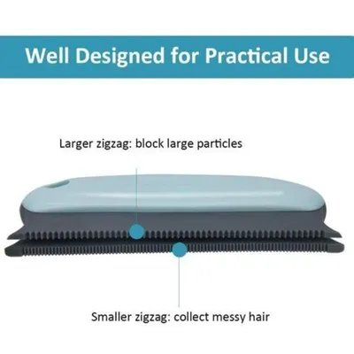Brosse anti-poils pro réutilisable : meuble, vêtement, tapis & auto, bleu Brosse anti-poils pro réutilisable : meuble, vêtement, tapis & auto, bleu