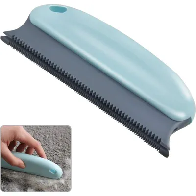 Brosse anti-poils pro réutilisable : meuble, vêtement, tapis & auto, bleu Brosse anti-poils pro réutilisable : meuble, vêtement, tapis & auto, bleu