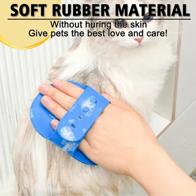 PetTribes Brosse de Toilettage Animal Brosse de Bain PetTribes Brosse de Toilettage Animal Brosse de Bain