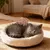 HausPets Peigne auto-nettoyant pour chiens et chats