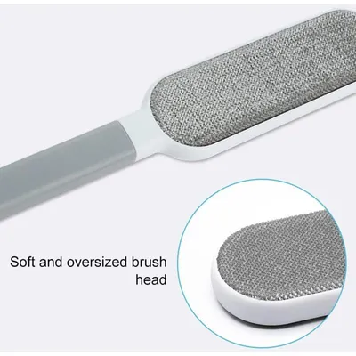Brosse anti-poils double face : élimine poils chat/chien & peluches Brosse anti-poils double face : élimine poils chat/chien & peluches