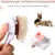 MCBOSON Brosse 2 en 1 élimine poils morts nœuds nettoyage 1 clic chien chat MCBOSON Brosse 2 en 1 élimine poils morts nœuds nettoyage 1 clic chien chat