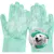 Gant de toilettage vert : massage & bain pour animaux, cuisine & voiture Gant de toilettage vert : massage & bain pour animaux, cuisine & voiture