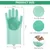 Gant de toilettage vert : massage & bain pour animaux, cuisine & voiture Gant de toilettage vert : massage & bain pour animaux, cuisine & voiture