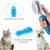 Brosse autonettoyante chats/chiens : retrait des poils morts en 1 clic