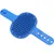 Brosse de bain silicone bleue : massage & toilettage pour chiens & chats Brosse de bain silicone bleue : massage & toilettage pour chiens & chats