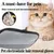 Lot de 3 gants de toilettage : massage & anti-poils pour animaux & tapis Lot de 3 gants de toilettage : massage & anti-poils pour animaux & tapis