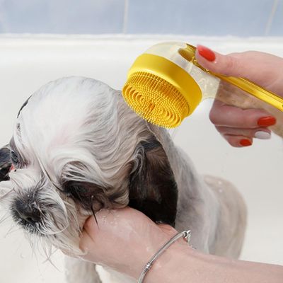 PetTribes Brosse de Toilettage Brosse de Bain pour Animaux