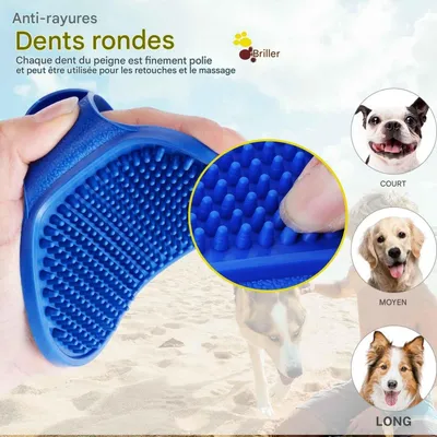 HausPets Gant de bain pour chiens et chats