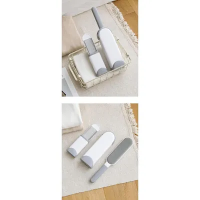 Brosse anti-poils grise réutilisable : vêtements, canapé, tapis & literie Brosse anti-poils grise réutilisable : vêtements, canapé, tapis & literie