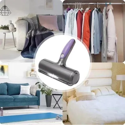 Brosse anti-poils (violet/gris) - Chats/Chiens - Maison, Habits, Auto Brosse anti-poils (violet/gris) - Chats/Chiens - Maison, Habits, Auto