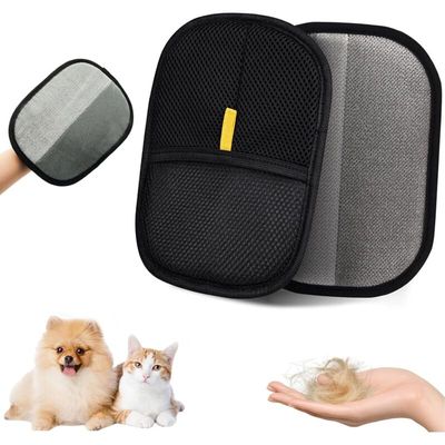 Set de 5 anti-poils : 2 gants de massage + 3 brosses magiques réutilisables