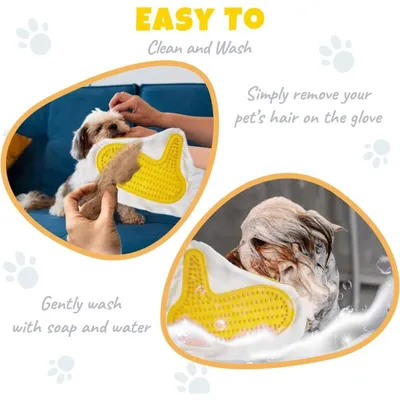 Gants effet Massage - Retire poils - Chien, chat et lapin Gants effet Massage - Retire poils - Chien, chat et lapin