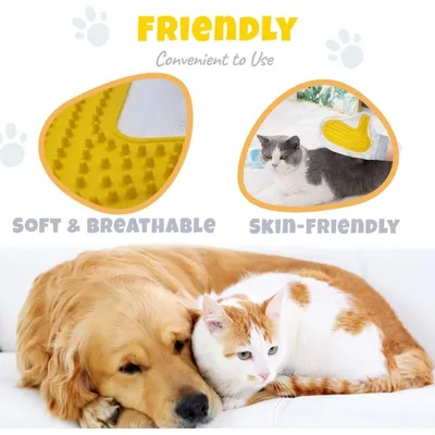 Gants effet Massage - Retire poils - Chien, chat et lapin Gants effet Massage - Retire poils - Chien, chat et lapin