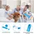 Brosse anti poil Bleu Brosse anti poil Bleu
