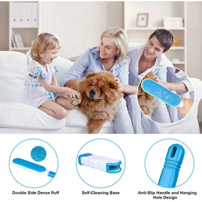 Brosse anti poil Bleu Brosse anti poil Bleu