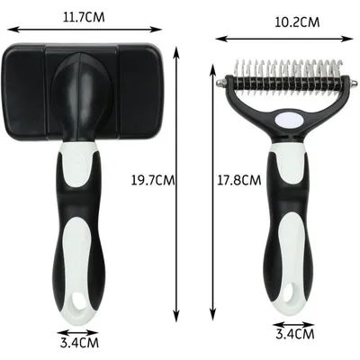 Brosse chien poils longs : réduit 90% de la perte de poils, peigne chat pro Brosse chien poils longs : réduit 90% de la perte de poils, peigne chat pro