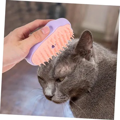 BROSSE À VAPEUR ÉLECTRIQUE POUR CHATS ET ANIMAUX POUR LE SOIN DES POILS BROSSE À VAPEUR ÉLECTRIQUE POUR CHATS ET ANIMAUX POUR LE SOIN DES POILS
