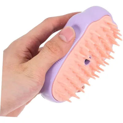 BROSSE À VAPEUR ÉLECTRIQUE POUR CHATS ET ANIMAUX POUR LE SOIN DES POILS BROSSE À VAPEUR ÉLECTRIQUE POUR CHATS ET ANIMAUX POUR LE SOIN DES POILS