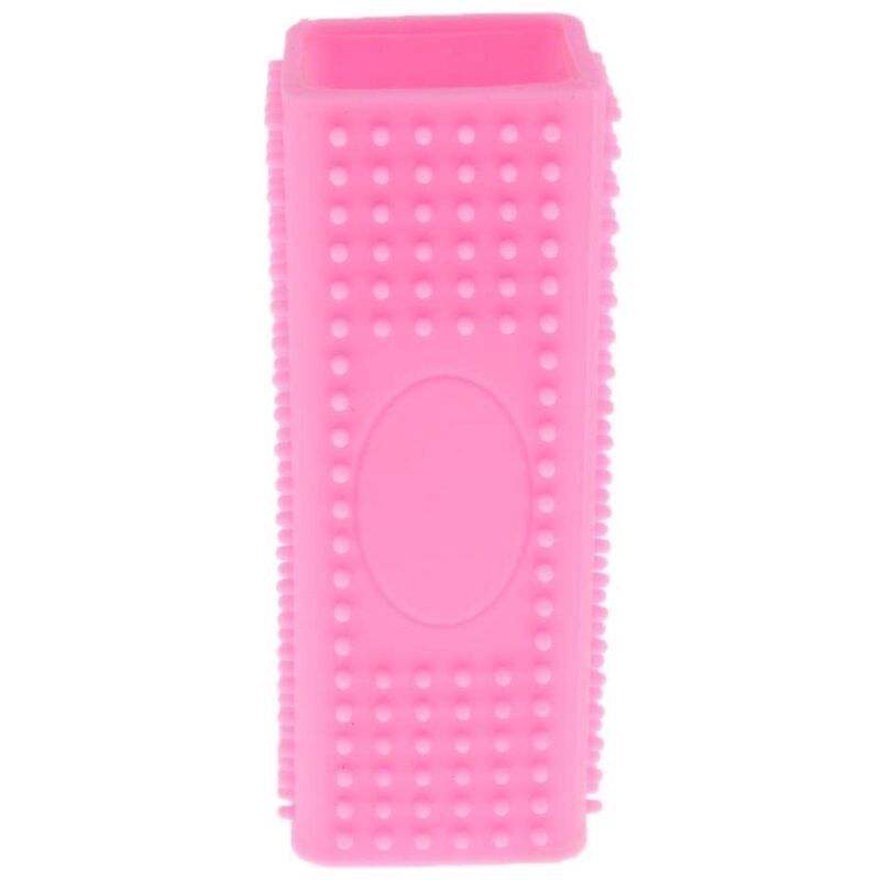 Rouleau anti-poils en silicone creux : brosse lavable pour chats & chiens