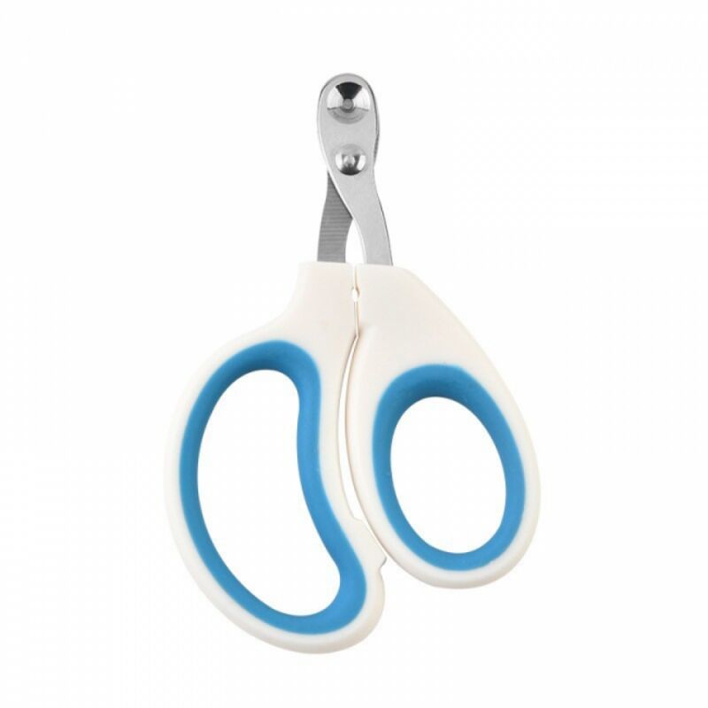 Coupe-griffes chat 2mm (Bleu) : trou conique sécurisé pour chiot & chaton
