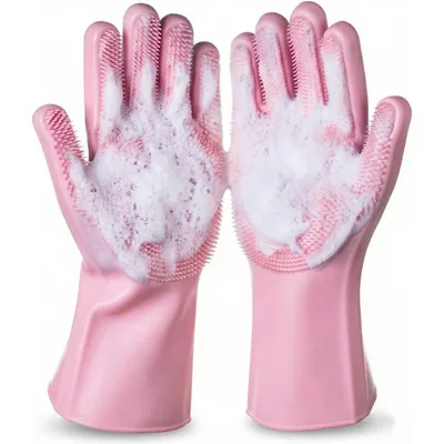 PetTribes Gants de Toilettage Brosse de Bain pour Animaux