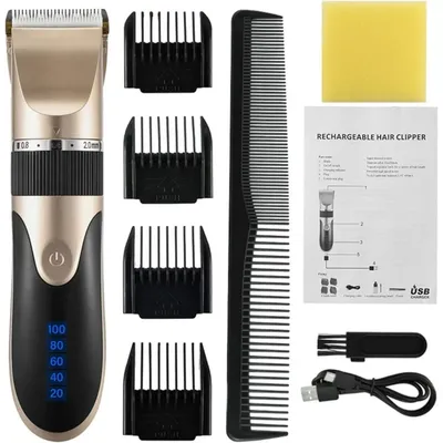 Tondeuse homme professionnelle : sans fil, USB, pour coupe précise & barbe Tondeuse homme professionnelle : sans fil, USB, pour coupe précise & barbe