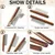 ZooVenture Lot 3 Brosses Chat Bois Inox ZooVenture Lot 3 Brosses Chat Bois Inox
