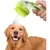 Zoomtopia Brosse de bain massage pour chien chat verte antidérapante
