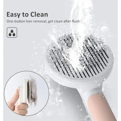 Brosse Chiens Chats, Brosse Autonettoyante Poils Brosse Chiens Chats, Brosse Autonettoyante Poils