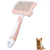 Brosse autonettoyante : idéal Yorkie, Shih Tzu, Poméranien & Maltipoo