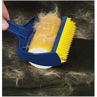 Brosse à rouleau lavable 2 en 1 pour enlever les poils et les débris Brosse à rouleau lavable 2 en 1 pour enlever les poils et les débris
