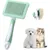 Brosse chat & chien verte : élimine sous-poil, nœuds et poils morts Brosse chat & chien verte : élimine sous-poil, nœuds et poils morts