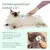 Brosse chat & chien verte : élimine sous-poil, nœuds et poils morts Brosse chat & chien verte : élimine sous-poil, nœuds et poils morts