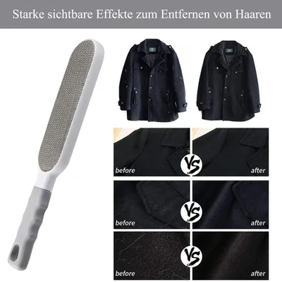 Lot de 2 brosses autonettoyantes : élimine poils, poussière et peluches Lot de 2 brosses autonettoyantes : élimine poils, poussière et peluches