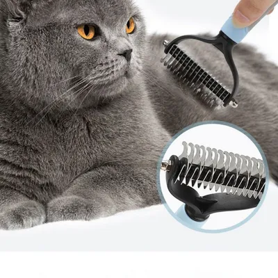 FurryFusion Peigne-démaquilleur pour animaux de compagnie FurryFusion Peigne-démaquilleur pour animaux de compagnie