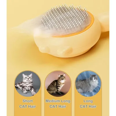 BROSSE À PEIGNER POUR ANIMAUX DOMESTIQUES (JAUNE) BROSSE À PEIGNER POUR ANIMAUX DOMESTIQUES (JAUNE)