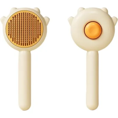 BROSSE À PEIGNER POUR ANIMAUX DOMESTIQUES (JAUNE) BROSSE À PEIGNER POUR ANIMAUX DOMESTIQUES (JAUNE)