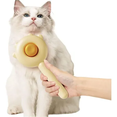 BROSSE À PEIGNER POUR ANIMAUX DOMESTIQUES (JAUNE) BROSSE À PEIGNER POUR ANIMAUX DOMESTIQUES (JAUNE)