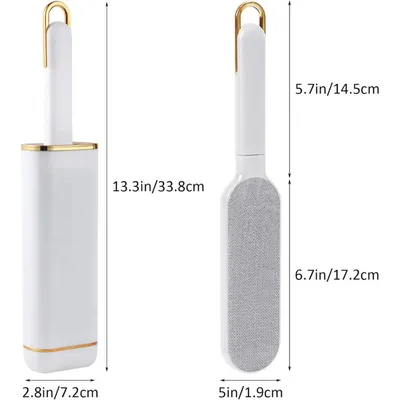 Brosse magique anti-poils : épilateur réutilisable pour tissus & canapé