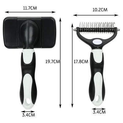 Brosse chien poils longs : réduit 90% de la perte de poils, peigne chat pro Brosse chien poils longs : réduit 90% de la perte de poils, peigne chat pro