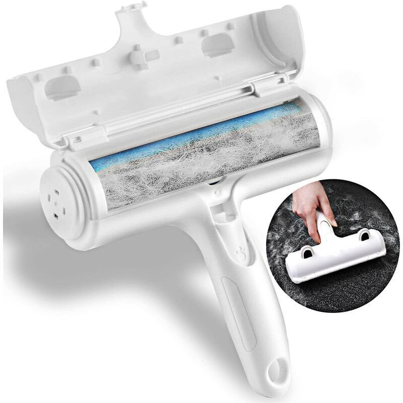 Brosse magique anti-poils : réutilisable pour canapé, voiture, lit & tapis