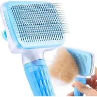 Brosse autonettoyante : élimine 95% des poils morts, chat/chien tout poil