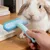 ZooVenture Brosse Lapin Silicone Bleu Antiderapante